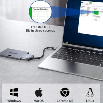 Адаптер USB 3.0 SATA 3 кабель-конвертер для 2.5 внешнего SSD HDD жесткого диска
