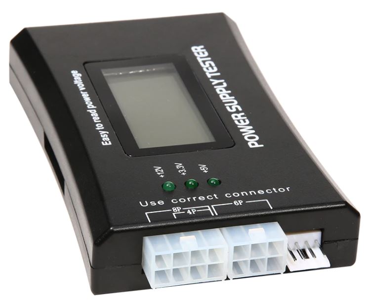 Тестер компьютерных блоков питания 20/24 pin SATA HDD ATX с дисплеем
