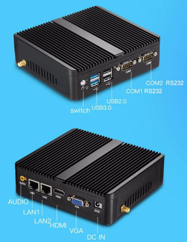 Мини ПК Intel. Домашний / офисный компьютер на Windows 10 с wifi