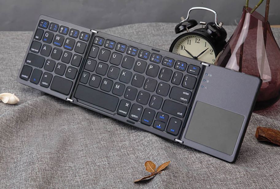 Портативная складная беспроводная клавиатура Bluetooth для планшета IOS Android Windows ipad