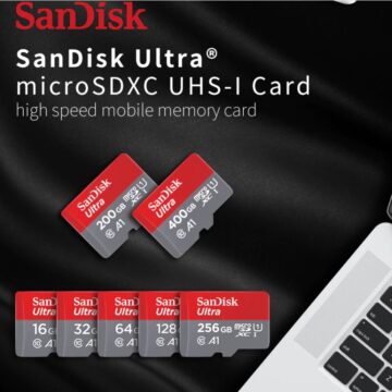 Карта памяти Sandisk Ultra Micro SD на 16 ГБ 32ГБ 64 ГБ 128 ГБ 256