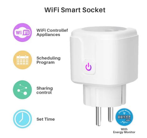 Умная розетка с Wi-Fi 16 А для дома