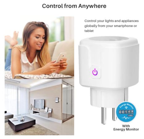 Умная розетка с Wi-Fi 16 А для офиса