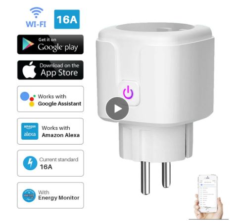 Умная розетка с Wi-Fi 16 А