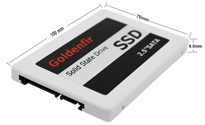 SSD диск для ноутбука, компьютера (ПК). Goldenfir SATA 2,5