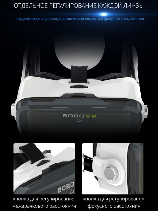 VR очки и гарнитура BOBOVR Z4 3D для телефона фильмы
