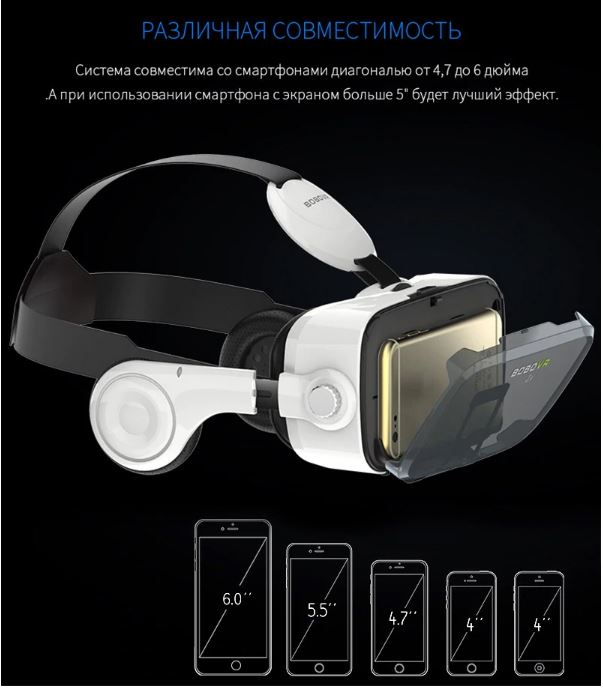VR очки и гарнитура BOBOVR Z4 3D для айфона