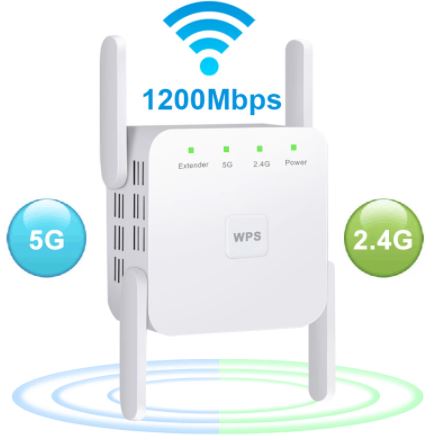 Усилитель Wi-Fi сигнала 2,4G 5G (5 ГГц) + ретранслятор