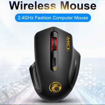 Беспроводная мышь Wi-Fi 2,4 ГГц для компьютера, ноутбука. Игровая, 2000 DPI