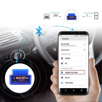 Автомобильный сканер ELM327 OBD2 V1.5 PIC18F25K80 Bluetooth диагностический сканер