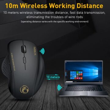 Мышь компьютерная игровая беспроводная 2.4 ГГц 1600 DPI цена купить